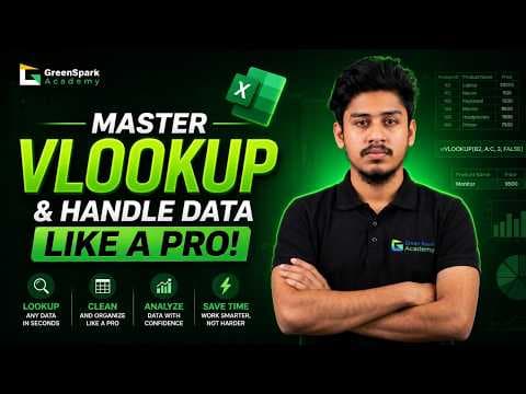 Master VLOOKUP & Handle Data Like a Pro 